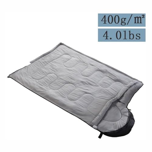 Black Sleeping Bags for Adults Backpacking Lightweight Waterproof- Cold Weather Sleeping Bag for Warm Camping Hiking Outdoor Travel Hunting with Camping Sleeping Bag (Black1, 86 x 31.5inches) - Thumbnail 4
