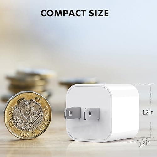 20W USB C Fast Charger 2 Pack,PD Wall Adapter for iPhone 16/15/14,Mini - Thumbnail 6