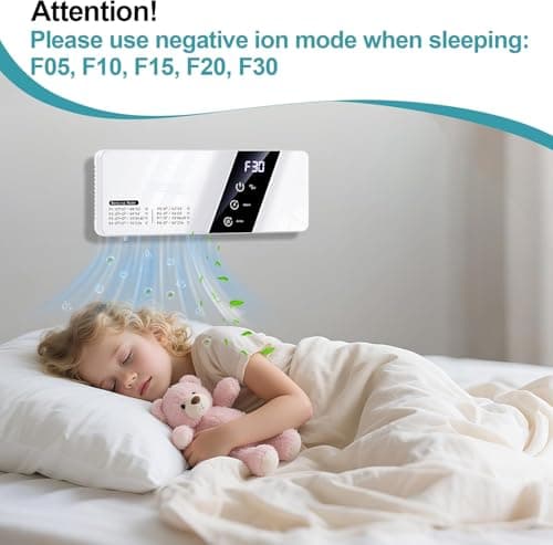 13 Modes Ozone Odor Eliminator for Strong Odor 99% Cat Litter Deodorizer Poof Odor Eliminator for Dogs, Negative Ion Air Purifier for Pets,Smoking, Painting, Kitchen,Toilet,Bedroom - Thumbnail 5