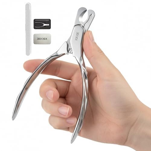 Professional Stainless Steel Dog Cat Nail Clippers & Trimmer Set, Sharp Blades for Precise Cutting, Easy-Grip Ergonomic Handle with Built-in Nail File, Durable Pet Grooming Tool for Small to Large Pet