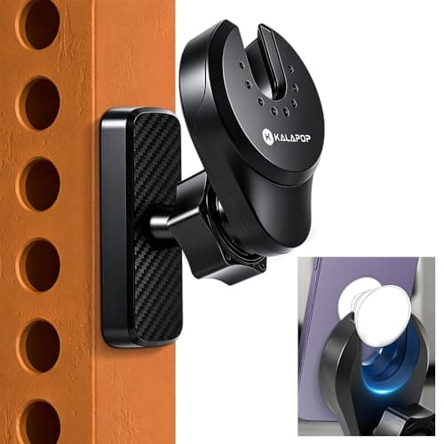 KALAPOP Magnetic Phone Holder for Socket Grip,Work with Pop Socket for MagSafe & Adhesive Phone Grip/Stand,360°Adjustable Strong Magnet (Magnetic Holder) - Image 1