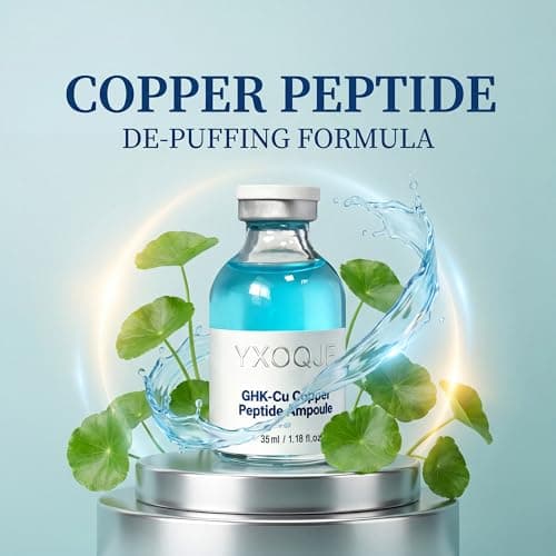 YXOQJF GHK-Cu Copper Peptide Serum for Face & Neck -Age-Defying 2 Pack70ml - Thumbnail 4