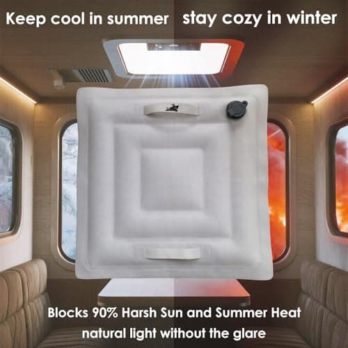 Inflatable Seat Cushion 14", Ultralight Camping Sit Pad, Portable Air Cushion for Stadium, Hiking, Hunting, RV Insulation Pad, Office Chair, Pressure Relief, Waterproof Compact Travel Pillow - White - Thumbnail 4