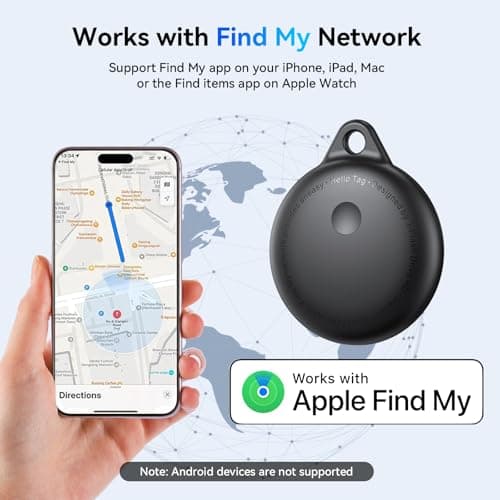 Smart Tags-4 Pack, Smart Bluetooth Tracker Work with Apple Find My, Key Finders and Find My Tracker, Game Changer Waterproof Smart Tag with Key Ring Tracker Tag for Keys/Luggage/Wallet etc - Thumbnail 2