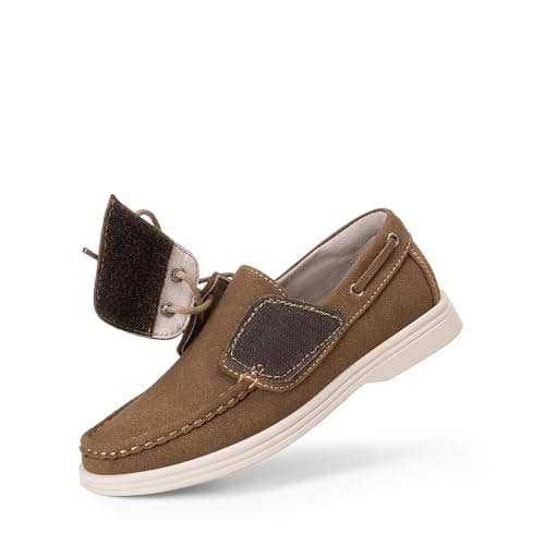 DREAM PAIRS Boys Dress Shoes Boat Shoes Slip on Loafers Casual School Shoes (Toddler/Little Kid/Big Kid),Size 12 Little Kid,Camel,KKUMLS2502 - Thumbnail 5