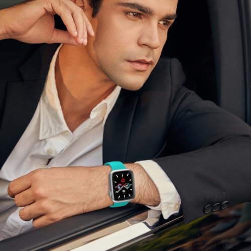 Sport Band Compatible with Apple Watch Bands 40mm 38mm 41mm 42mm 44mm 45mm 49mm for Women Men,Soft Silicone Waterproof Replacement Strap for Apple Watch Series 11 10 9 8 7 6 5 4 Ultra 3 2 1 SE - Thumbnail 5
