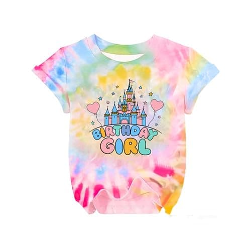Birthday Girl Shirt Magical Girl Shirt Girls Birthday Graphic Tee Kids Bday Party Tshirt Girls Outfit Tops - Image 1
