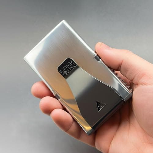 ACM 3.0 Solid Aluminum RFID Blocking Wallet - Premium Metal Wallet with Exact Card Selection, Scratch Free Card Storage, Removable Cash Clip (Trophy Polished) - Thumbnail 6