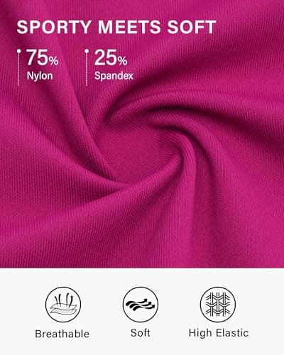 Stelle Women Tennis Golf Skirts High Waisted with Inner Shorts for Athletic Workout Sports Skorts Running Pickleball (FS,L) Fuchsia - Thumbnail 6