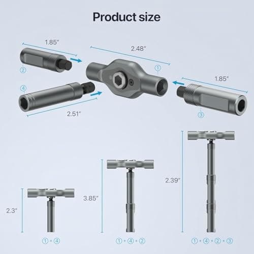 DYLIFE 24 in 1 Magnetic Screwdriver Set, DIY Ratchet Mini Removable Self-Assembly Precision Screwdriver Tool Kit, Magnetic DIY Precision Tool Kit with Variety Head Styles for PC/Mobile/Watch/Bicycle - Thumbnail 4