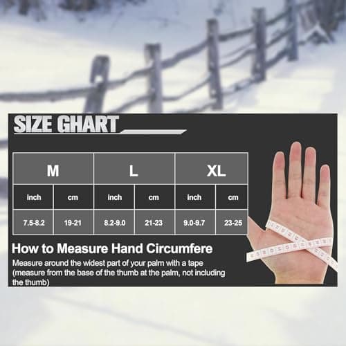 Xeitive Winter Gloves Touchscreen Gloves Cold Weather Windproof Gloves Warm Thermal Gloves for Running Cycling Outdoor Activities for Men and Women - Thumbnail 4