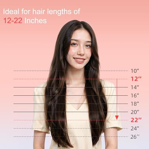 VAV Auto Hair Curler for Long Hair, 1.25-Inch Large Barrel Automatic Curling Iron with 2-Way Rotation for Curls & Waves, Anti-Tangle Rotating Wand for Beginners (Easy to Use) - Thumbnail 5