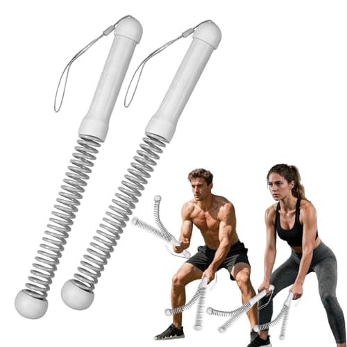 Weighted Ropeless Battle Ropes, Portable Cordless Battle Ropes For Home Gym, Weighted Exercise Rope For Low-Impact Workout, Strength & HIIT For Men & Women,2PCS(gray) - Image 1