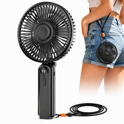 Innopower Handheld Portable Fan, 10000mAh Rechargeable Travel Personal Fan