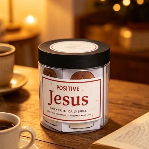 Bible Verse Jar, 100 Inspirational Scripture Cards, Christian Gifts for Women Men Mom Dad Friend Teacher, Birthday Gifts for Women, Christmas Stocking Stuffers - Thumbnail 6