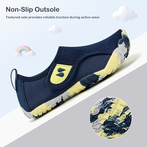 Stelle Toddler Water Shoes for Kids Girls Boys Swim Beach Hiking Pool Camping Essentials Non-Slip Barefoots（Navy，3ML） - Thumbnail 4
