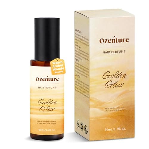 Ozenture Hair Perfume for Women - Amber Woody Hair Mist & Body Spray, Warm Lightweight Fragrance for Hair, Wigs & Fabric, Long-Lasting Travel Size Spray, 50mL - Image 1
