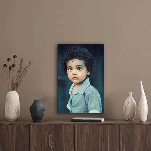 Hoopwarte Custom Canvas Prints with your Photos Framed Wall Art-Personalized Printing Photo to Canvas - Home Decor Gifts - Ready to Hang(8L“x12W 20x30cm) - Thumbnail 2