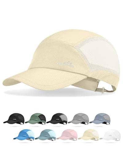 GXCROR Performance Baseball Cap for Men & Women - UPF 50+ Running Hat, Lightweight Quick-Dry Sports Hat for Golf, Hiking, Gym