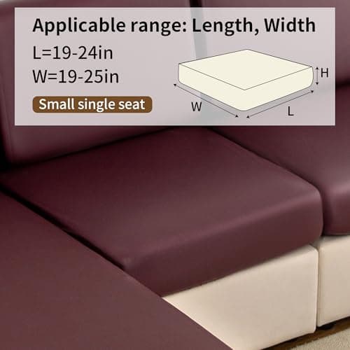 UWWGKK Waterproof Couch Covers, Stretch Couch Covers with Dirt-Resistant for Sectional Sofa,L Shape Sofa(1 Pcs for Large) - Thumbnail 6