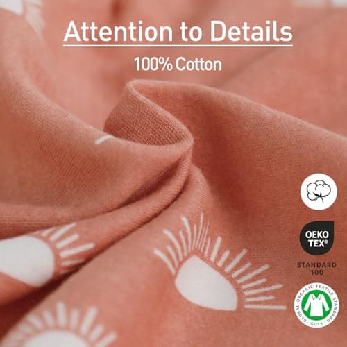 GLLQUEN BABY 3-Pack Baby Swaddle Sleep Sacks with Zipper for Newborn - Baby Swaddles 0-3 Months, Infant Swaddling Sack, Rainbow & Sun, Swaddles Blanket Wrap (Small/Medium) - Thumbnail 4