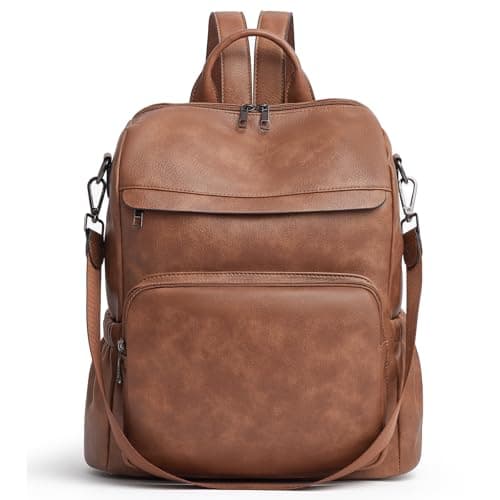 Botimmy Anti-Theft Backpack Purse for Women, Convertible 3-in-1 Vegan Leather Backpack with Hidden Zipper, Adjustable Shoulder & Crossbody Bag for Travel and Daily Commute - Image 1