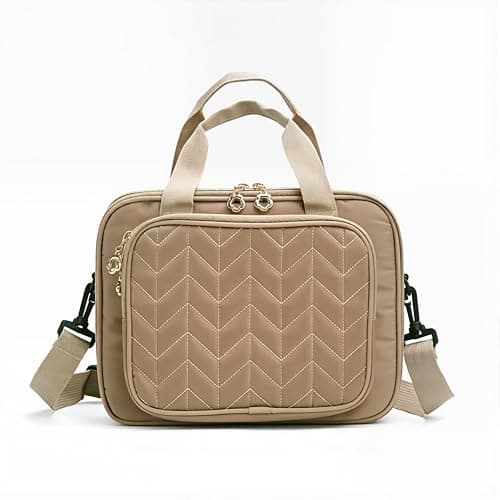 Eternatastic Bible Cover Case for Women, Large Bible Bag with Shoulder Strap,Bible Study Ideal Christian Gifts for Women,Coffee - Image 1