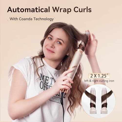 Hupifaz 5 in 1 Hot Air Styler and Blow Dryer Brush, Auto Wrap Airstyler with Diffuser, High Speed 110000 RPM FlexStyle Hair Dryer, Fast Drying Multi Style for Straight, Volumize, Wavy and Curly - Thumbnail 3
