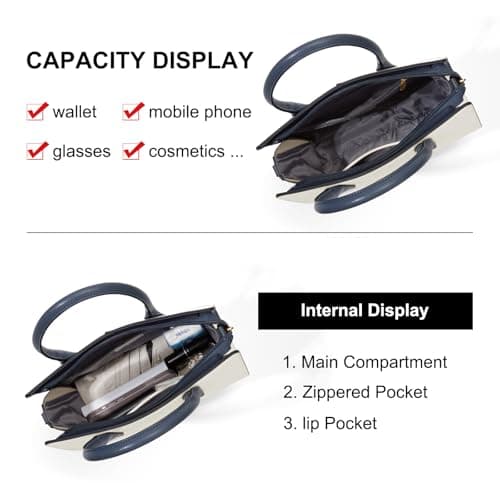 CinvaiKrose Leather Crossbody Bag For Women Fashionable Handbags With Shoulder Strap Work Bag for Formal or Daily Outfit - Thumbnail 6