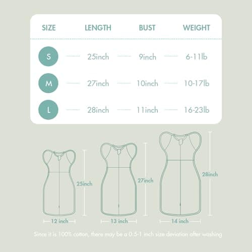 ANYEDDE 2-Pack Baby Swaddle - Arms Up Swaddles with Removable Cuffs & 2-Way Zipper, Gray Stars Design, Breathable Cotton Sleep Bag (6-9 Month) - Thumbnail 6