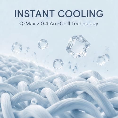 Cooling Comforter King Size, Bamboo Summer Cold Blanket for Hot Sleepers - Thumbnail 4