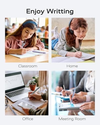 Four Candies Gel Pens, 6 Pcs 0.5mm Quick Dry Black Ink Pen Fine Point Smooth Writing Unique Pen, Office Home School Supplies Essentials Pretty Girl Cute Pens, Gifts for Women(Morandi) - Thumbnail 6