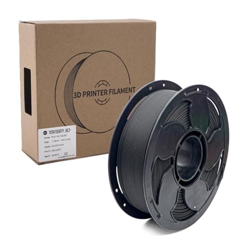 Carbon Fibre Black PETG Filament 1.75mm High Intensity 3D Printer Filament, 1kg (2.2lbs) Spool Toughness Enhanced PETG 3D Printing Filament Hide The Layer Line - Thumbnail 6