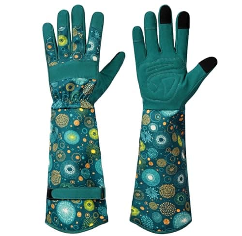 Ymomode Garden Gloves for Women - Long Sleeve Garden Gloves Ladies Light Protective Gloves for Yard & Outdoor Work