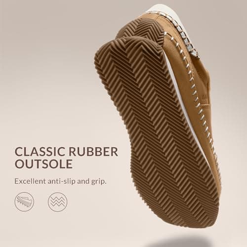 Vilanva Women's Camel Fashion Sneakers Casual Tennis Shoes with Non-Slip Retro Gum Sole Ladies Walking Trendy Footwear Size 10 - Thumbnail 5
