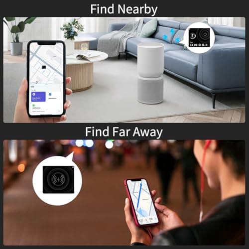 Slim Wallet Tracker Smart Card, Ultra Thin Air Tracker Tag Work with Apple Find My(iOS Only) Rechargeable Tracker Wireless Charging IP68 Waterproof Card Tracker for Wallet,Luggage Tag,Bags - Thumbnail 6