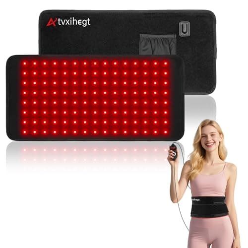 Red Light Therapy for Body, 3 in 1 LED Bead 660nm 850nm 16" Infrared Red Light Therapy Belt Wrap Pad for Back Shoulder Waist Stomach Knee Muscle - Image 1