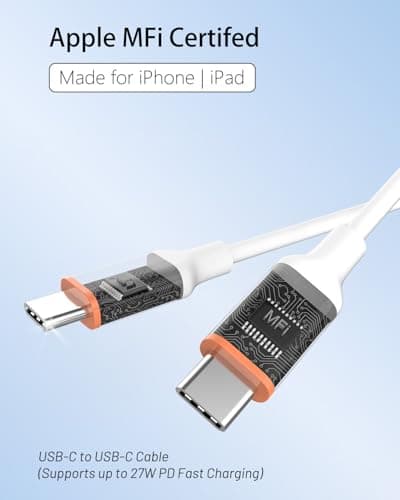 isheep USB C to USB C Cable 4 ft – Premium Silicone, 60W Fast Charging & Data Transfer Cord for iPhone 16/15/Pro/Max/Mini • iPad • Samsung • Android • Ultra-Soft & Tangle-Free - Thumbnail 2