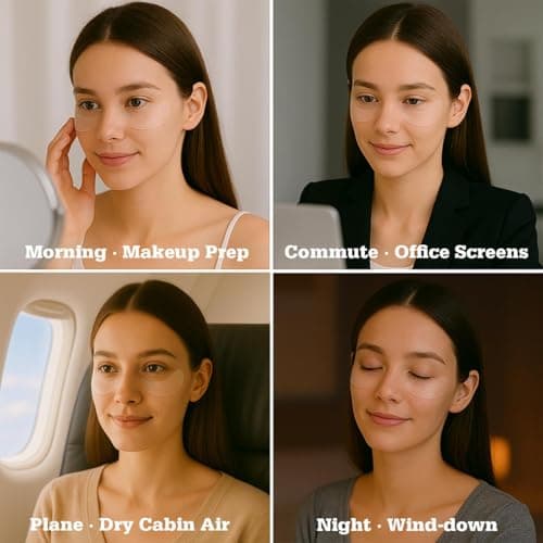 Tintark Lavender Hydrogel Under Eye Patches 28 Pairs 5 Minute Calming Hydrating Eye Mask for Puffy Eyes and Dark Circles Relaxing Cooling Under Eye Pads Ophthalmologist Tested - Thumbnail 5