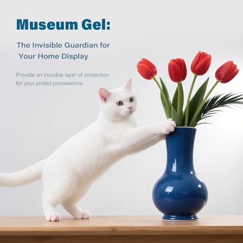 14.08 oz Exhibits Fixing Gel for Museum, Removable Clear Museum Paste Putty Wax, Reusable & No Residue, Fixed Collection Artifacts and Decorations to Prevent Vibration, Falling - Thumbnail 6