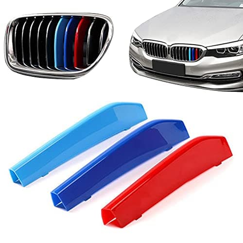 VaisbyTown Automotive Grille Inserts for BMW 5 Series Sedan G30 G31 G38 2017-2020 520i 530i 540i 550i (Fit Only 9 Beam),Front Grill Accessories - Thumbnail 2