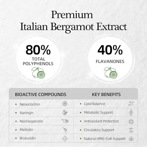 Aged Black Garlic Extract & Citrus Bergamot, 1160mg Cholesterol Support - Thumbnail 4
