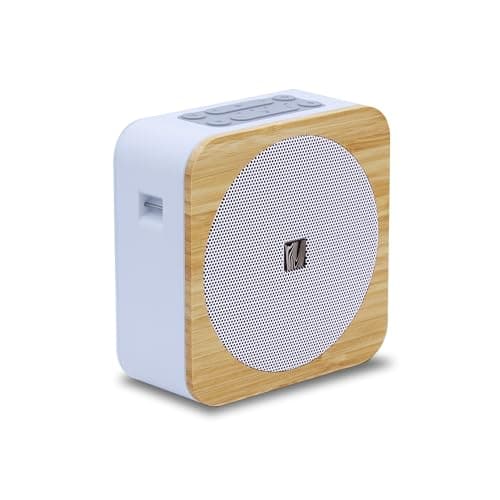 Soundfreaq Sound Spot II SFQ-18: Portable Bluetooth Speaker with Powerful Bass, Nature Sounds, Ambient Light, and Speakerphone (White) - Image 1