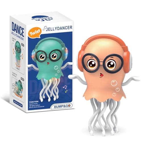 Zonopy Baby Musical Toys Dancing Jellydancer, Baby Toys 3 4 5 6 7 8 9 10 11 12 Learning Crawl Walking, Fidget Gifts Magic Dancing Music Crawling Toys for 3-8 Year Old Boy Girl Kids Birthday Gifts - Image 1