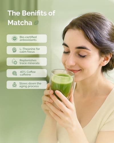 Maestri House Ceremonial Grade Matcha Powder - Premium First Harvest Green Tea Powder, 100% Pure Unsweetened No Additives, USDA Organic Gluten-Free Vegan, 1.06oz Tin - Thumbnail 5
