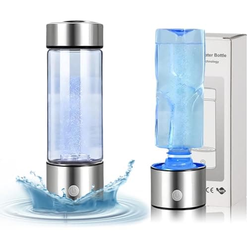 Hydrogen Water Bottles,Hydrogen Water Bottle Generator,4000PPB in 3Min, SPE PEM Tech, Portable 16OZ, Rechargeable Hydrogen Water Bottle for Travel, Home, Office – Gift for Family & Friends - Image 1