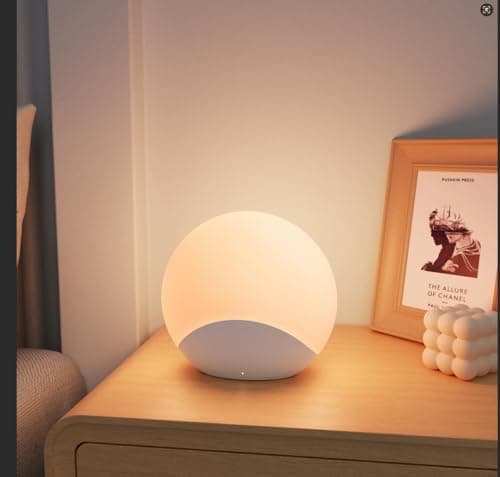 IYT Night Light for Baby,Kids Egg Light Stepless Dimming Touch Night Lamp,7 Colors Dimmable Eye Friendly Silicone Touch Lamp for Breast Feeding,Toddler Kids Bedroom Light,30 Min Hour Timer,BPA Free - Image 1