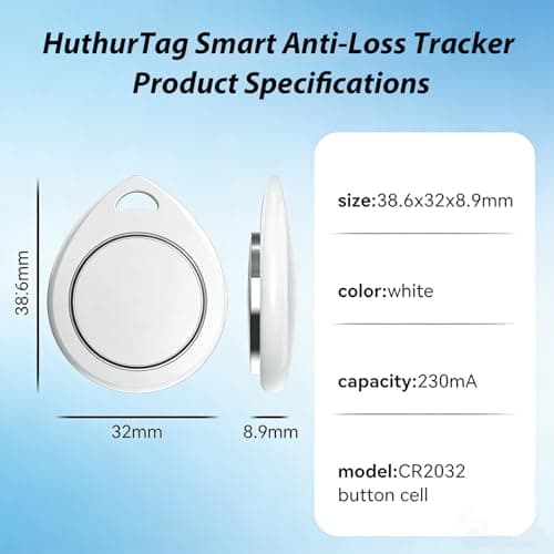 Key Finder Bluetooth Tracker, Item Locator for Keys Wallet Bags - Thumbnail 2