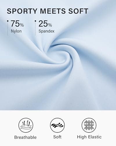 Stelle Women Tennis Golf Skirts High Waisted with Inner Shorts for Athletic Workout Sports Skorts Running Pickleball (LB,XL) Light Blue - Thumbnail 5