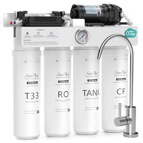 SimPure T2-600 Series RO Water Filter System (T2-600T(Near 0 TDS Water)) - Image 1